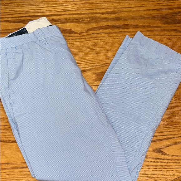 Polo by Ralph Lauren Slim GI Fit Men's Classic blue checked Chinos - Picture 1 of 8